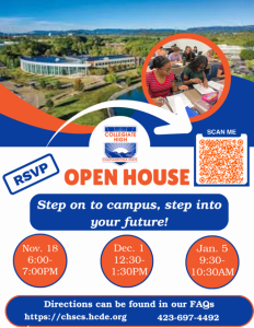 Collegiate high Open House Events